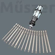 Wera Kraftform Kompakt 60 Stainless Imperial bitkészlet csavarhúzóval, rozsdamentes, colos