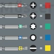 Wera Kraftform Kompakt RA 838 RA S Set 1 csavarhúzó készlet 14 db