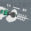 Wera Kraftform Kompakt Turbo 1 áttételes csavarhúzó készlet colos