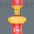 Wera 7440 Kraftform Kompakt VDE Szigetelt nyomaték csavarhúzó markolat, 0.3-1.2 Nm