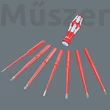 Wera Kraftform Kompakt VDE Stainless 8 Extra Slim 1 rozsdamentes szigetelt csavarhúzó készlet
