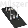 Wera 8740 C HF 2 Zyklop Bit Socket Set, gépi dugókulcs készlet szerszámtartó funkcióval 6 db, 1/2