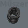 Wera Wheel Impaktor C 1 Socket Set, gépi dugókulcs készlet 3 db, 1/2
