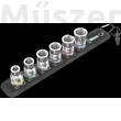 Wera Belt C 1 Zyklop Socket Set HF, gépi dugókulcs készlet 7 db, 1/2