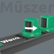 Wera Magnetic Socket Rail C 4 Zyklop Socket Set, gépi dugókulcs készlet 9 db, 1/2