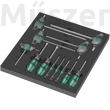 Wera 9713 Foam Insert Hex Scredriver Set 1, imbusz csavarhúzó készlet, metrikus, 12 db