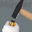 Wera 9714 Foam Insert The Chisel Screwdriver Set 1, véső-csavarhúzó készlet, metrikus, 13 db