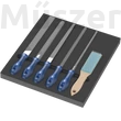 Wera 9783 Foam Insert Pferd File Set 1, reszelő készlet, metrikus, 6 db