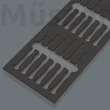 Wera 9816 Foam Insert Kraftform Micro Scredriver Set 2 habtálca