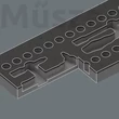 Wera 9827 Foam Insert 8007 A VDE Zyklop VDE ratchet set 1 habtálca