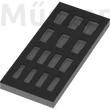 Wera 9828 Foam Insert Zyklop B 3/8