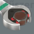 Wera 6007 Joker Racsnis csillag - villáskulcs hosszított 17 mm