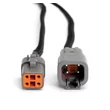 Pico TA205 4-pin nagy méretű német DTPXX-4 csatlakozós Y kábel