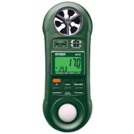 Extech 45170 Légsebesség, Hőmérséklet, Páratartalom és Megvilágításmérő