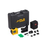 PLS Fluke 3X360G KIT 3-tengelyes 360 fokos lézeres szintező készlet, zöld