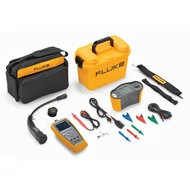 Fluke FEV350/KIT SCH elektromos autó töltőpont analizátor műszer és Type 2 töltő adapter és Fluke 1664FC műszer