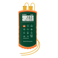 Extech 421502 Hőmérsékletmérő műszer J és K típusú, 2CH, riasztás funkcióval