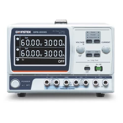 GW Instek GPE-6030, 2x60V-2x3A + 5V-5A 3 csatornás trafós tápegység