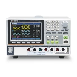 GW Instek GPP-3650 CH1 és CH2 2x36V és 2x5A, CH3 1.8-2.5-3.3-5V-5A, programozható 3 csatornás, trafós tápegység