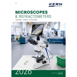 2026 Kern mikroszkópok és refraktométerek teljes katalógusa