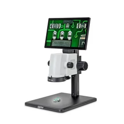 Kern OIV 345 videó mikroszkóp LCD-kijelzővel Megvilágítás típusa (visszavert fény): LED Zoom nagyítás: 0.7x - 4.5x