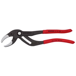 KNIPEX 81 01 250 szifon és konnektorfogó, szifonokhoz, műanyag csövekhez és kupakokhoz, 250 mm