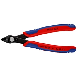 KNIPEX 78 81 125 precíziós vágófogó, szerszámacélból, kemény dróthoz, 125 mm