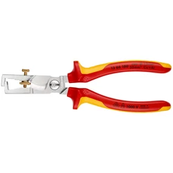 KNIPEX 13 66 180 VDE Strix 1000 V szigetelt huzalcsupaszító fogó kábelvágó ollóval