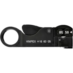 KNIPEX 16 60 05 SB szigetelés eltávolító szerszám koax kábelekhez