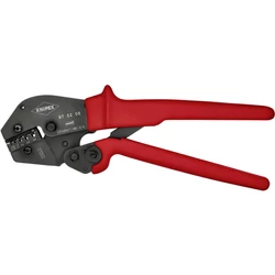 KNIPEX 97 52 08 önbeállító krimpelő fogó, kétkezes, szigetelt és szigeteletlen érvéghüvelyek, 20...14 AWG, 0,25...6,0 mm2 keresztmetszetű kábelekhez