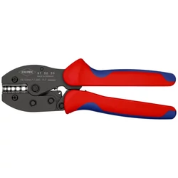 KNIPEX 97 52 30 PreciForce önbeállító krimpelő fogó szigeteletlen préselhető kábelösszekötőkhöz, 12...16 AWG, 1.5...10 mm2 keresztmetszetű kábelekhez