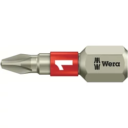 Wera 3851/1 TS Bit, Rozsdamentes torziós kereszthornyos (PH) bit, PH 1 x 25 mm