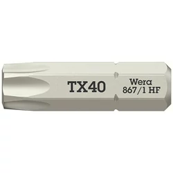 Wera 867/1 TORX HF Bit fej, csavartartós funkcióval, 40 x 25 mm