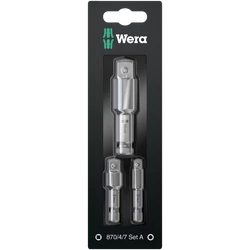 Wera 870/4/7 Set A SB, átalakító adapter készlet