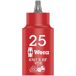 Wera 8767 A VDE HF TORX Zyklop szigetelt dugókulcs, 1/4&quot; csatlakozás, TX 25 x 36 mm