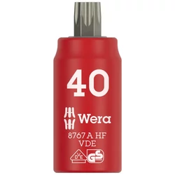 Wera 8767 A VDE HF TORX Zyklop szigetelt dugókulcs, 1/4&quot; csatlakozás, TX 40 x 36 mm