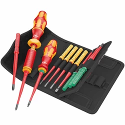 Wera Kraftform Kompakt VDE 16 Torque Extra Slim szigetelt nyomaték csavarhúzó készlet