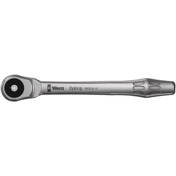 Wera 8003 A Zyklop Metal Rachet fém áttolós racsnis behajtó szerszám, 1/4" x 141 mm