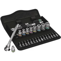Wera 8100 SA 12 HF Zyklop Metal Rachet Set fém átkapcsolós racsnis szerszámkészlet, 13 db