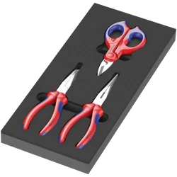 Wera 9781 Foam Insert KNIPEX Pliers Set 2, fogókészlet, 3 db