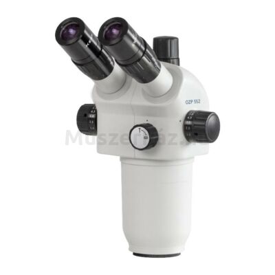 Kern Sztereo zoom mikroszkóp fej, 0.6x/5.5x, Trinokuláris (OZP-5)