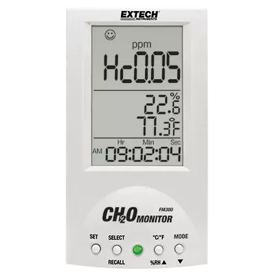 Extech FM300 Asztali formaldehid (CH2O vagy HCHO) monitor