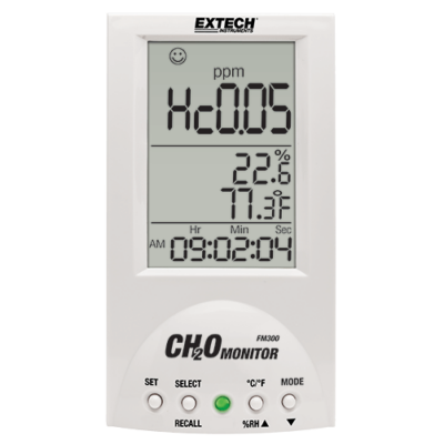 Extech FM300 Asztali formaldehid (CH2O vagy HCHO) monitor
