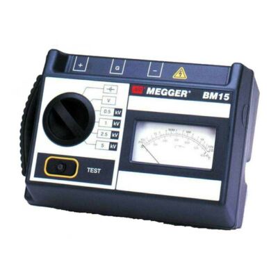 Megger BM15-EU analóg szigetelési ellenállásmérő, 5kV
