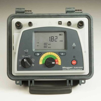 Megger DLRO10HD-NLS alacsony ellenállásmérő mérővezeték nélkül