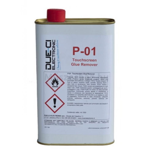 P-01-BULK Érintőképernyő ragasztó eltávolító folyadék, 1000ml