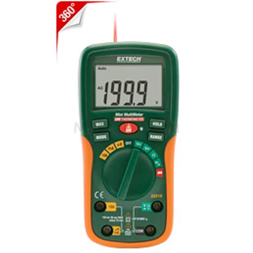 Extech EX210 digitális multiméter és infrahőmérő