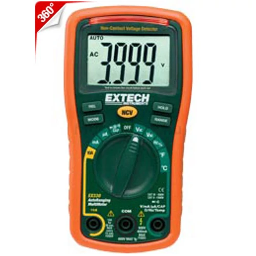 Extech EX330 digitális multiméter és feszültség detektor