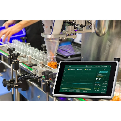 Extech RH550 Hőmérséklet és páratartalom mérő és adatgyűjtő