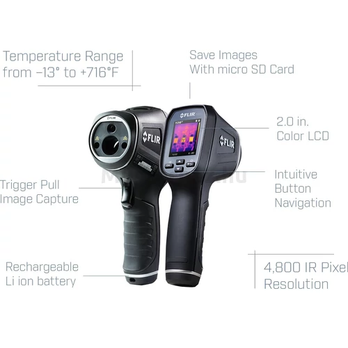 Flir TG167 Infrahőmérő hőképmegjelenítéssel